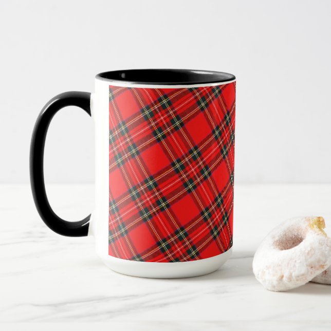 Caneca Padrão Minimalista Moderno (Com Donut)
