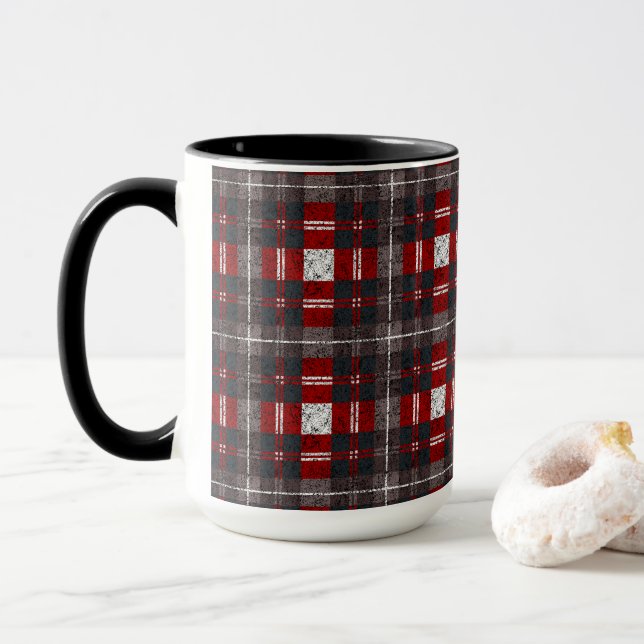 Caneca Padrão Minimalista Moderno (Com Donut)