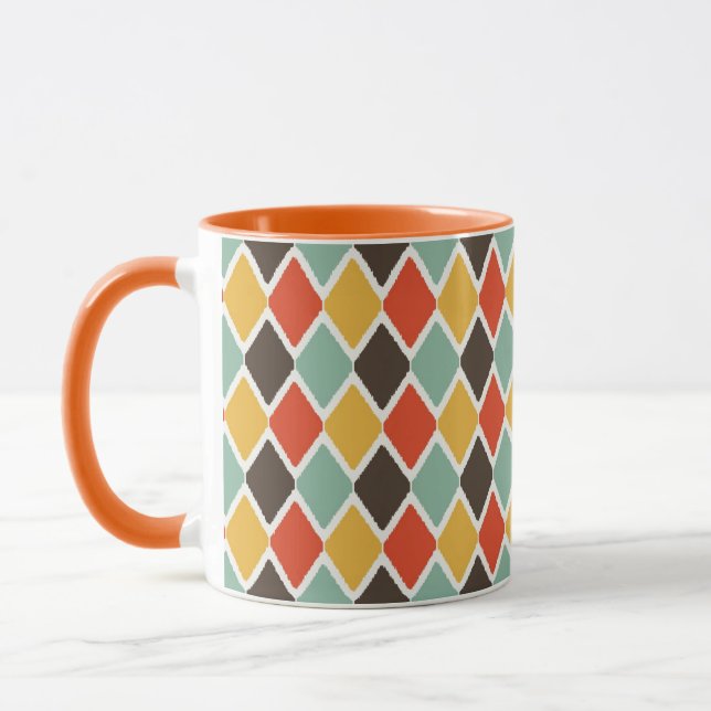 Caneca Padrão moderno de moda tribal (Esquerda)