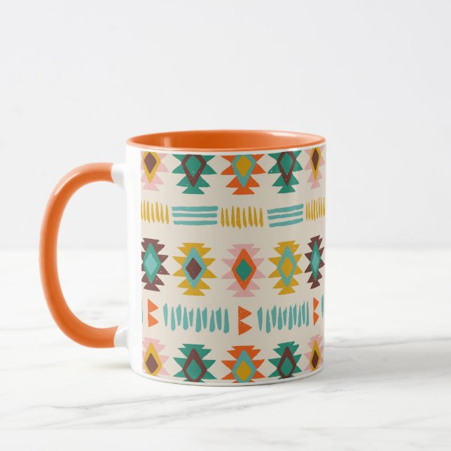 Caneca Padrão Nativo Americano Navajo (Esquerda)