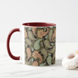Caneca Padrão Paisley 