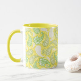 Caneca Padrão Paisley 