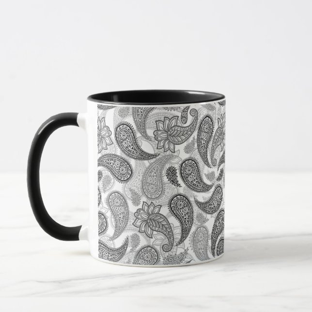 Caneca Padrão Paisley  (Esquerda)
