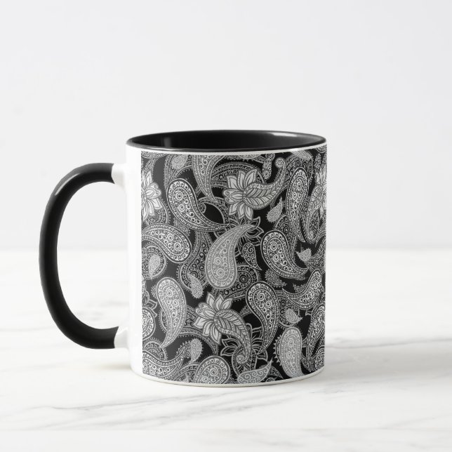 Caneca Padrão Paisley  (Esquerda)