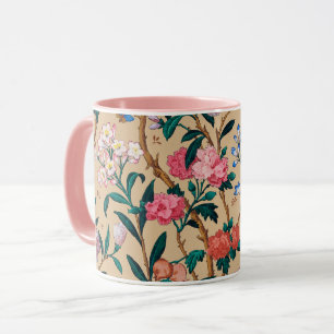 Caneca Padrão popular - pássaros, borboletas, abelhas...