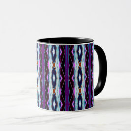 Caneca Padrão Roxo Único