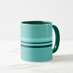 Caneca Padrão stripteal de Na moda moderno