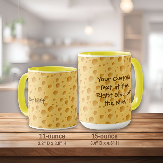 Caneca Padrão suíço de queijo (Criador carregado)