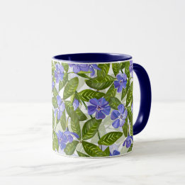 Caneca Padrão Sunny Periwinkle Days