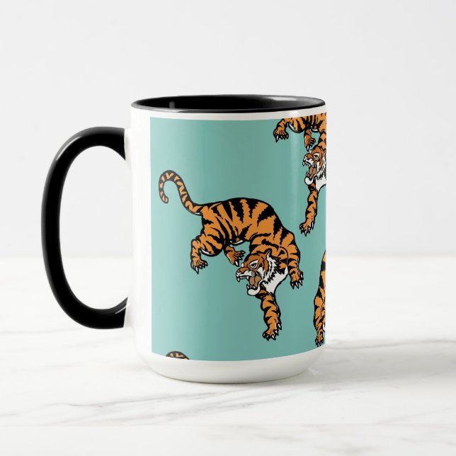 Caneca Padrão Tigre da Ásia (Esquerda)
