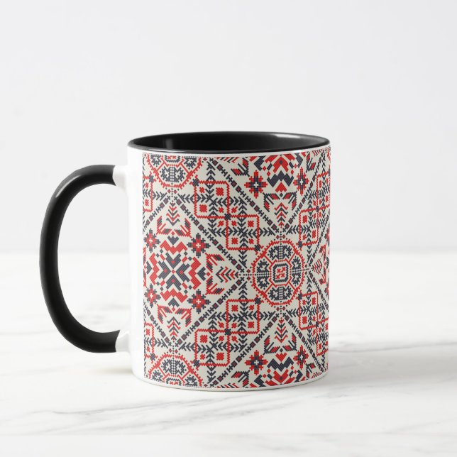 Caneca Padrão tradicional romeno (Esquerda)