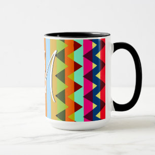 Caneca Padrão Trendy Chevron Stripes #16