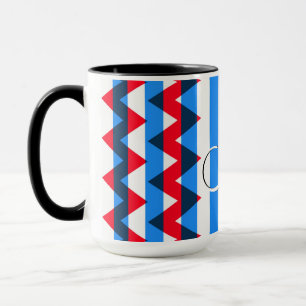 Caneca Padrão Trendy Chevron Stripes #5