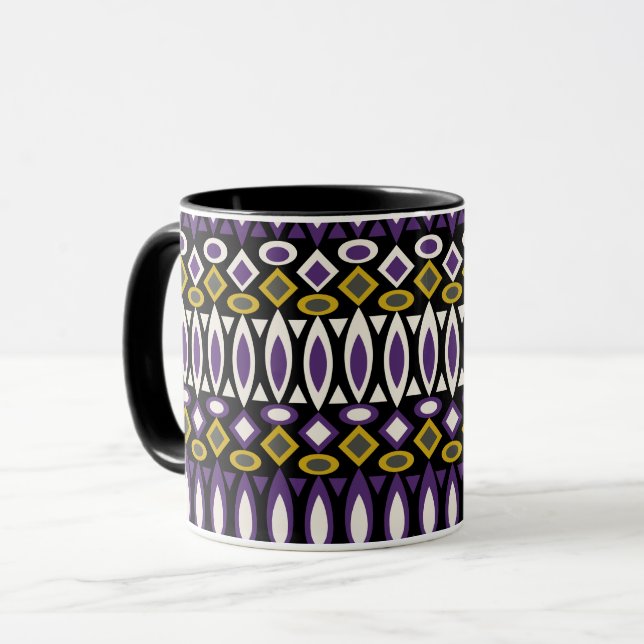 Caneca Padrão tribal (Frente Esquerda)
