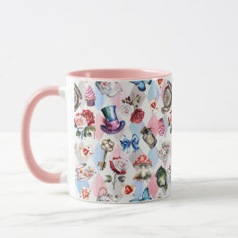 Caneca Padrão Vitoriano de Aquarela do Caprichoso Mundo d