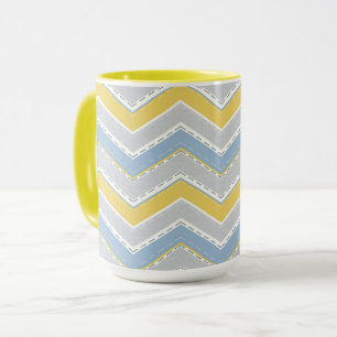 Caneca Padrão Zigzag