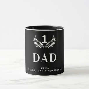 Caneca Padre Black White Name