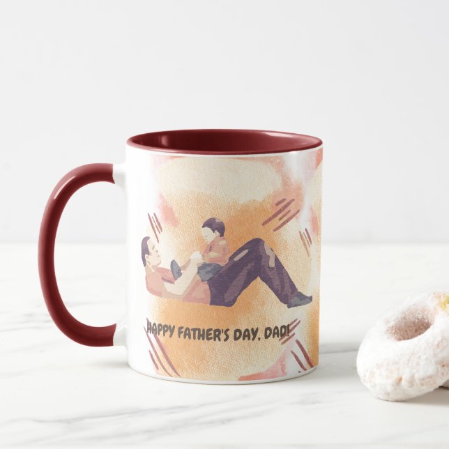 CANECA PADRE E FILHO MOMENTO DE PRECIOSO (Com Donut)