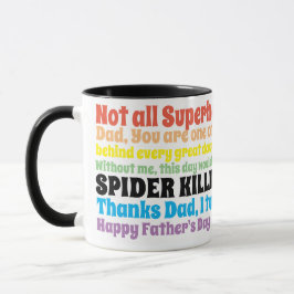 Caneca Padre Pai Engraçado cita Desejos da Filha Mug