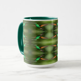 Caneca Padrões de beija-flores