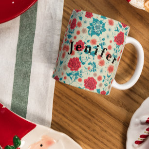 Caneca Padrões Invisível Design Art Coffee Mug