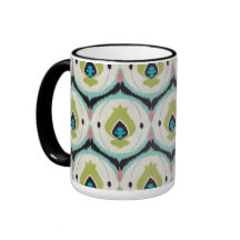 Padrões tribais, cor-de-rosa, de menta rosa