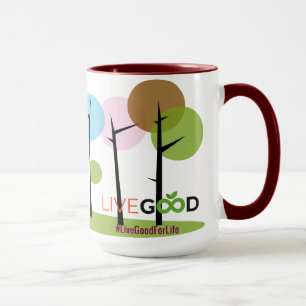 Caneca Paga para viver bem para a vida.