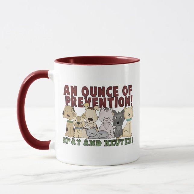 Caneca Pagar e Neutralizar o seu Pets Mug (Esquerda)