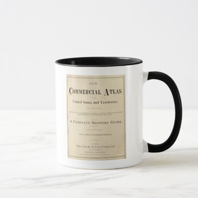 Caneca Página de título Novo atlas comercial (Direita)