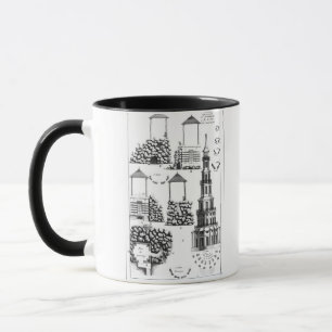 Caneca Pagode de Chanteloup, 'de DES Nouveaux Jard dos