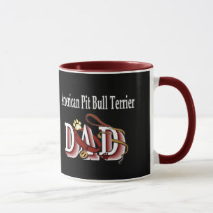 Caneca Pai americano Pit Bull Terrier
