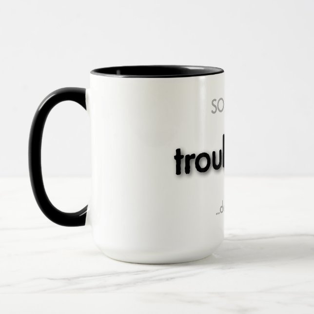 Caneca pai atribulado! - preto (Esquerda)