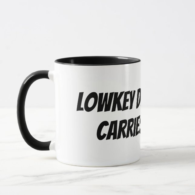 Caneca Pai Café Mug Lowkey Pai Café Carregar Fam (Esquerda)