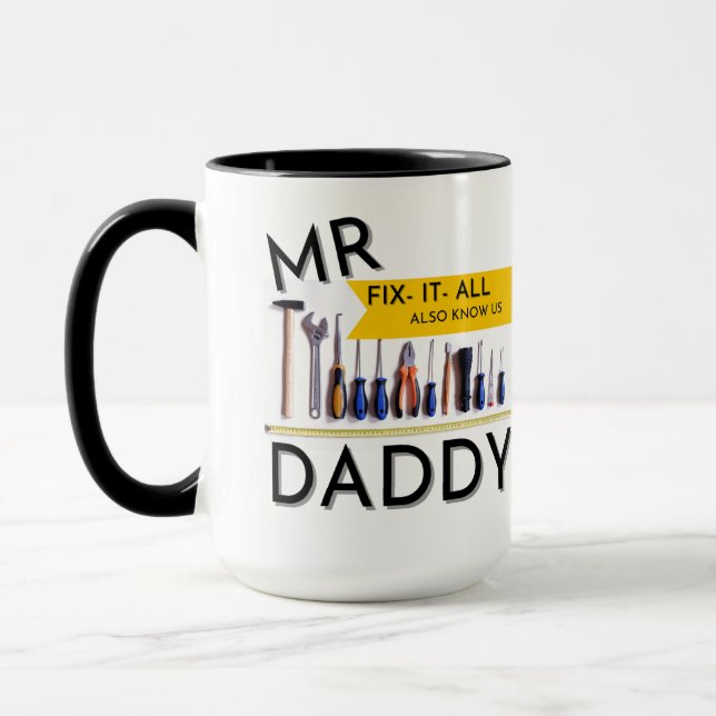 Caneca Pai conserta tudo (Esquerda)