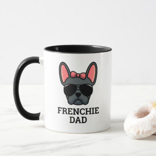 Caneca Pai de Cachorro Francês Buldogue Frênico Azul-Femi