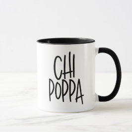 Caneca Pai de Chihuahua Divertido, Chic e Engraçado
