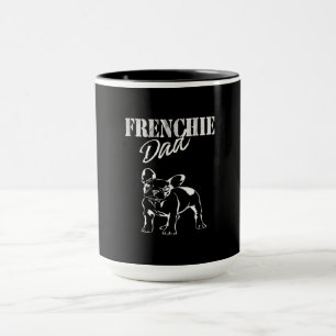 Caneca pai de frenchie fofo   presente de buldogue franc