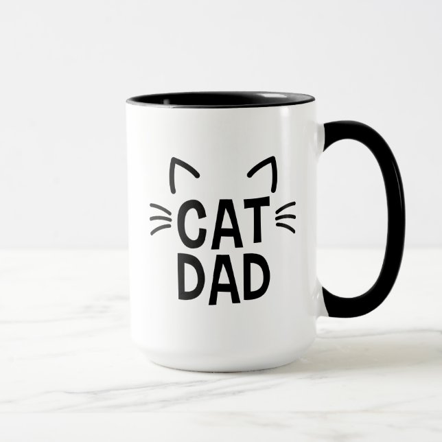 Caneca Pai De Gato Com Ouvidos E Sussurros (Direita)