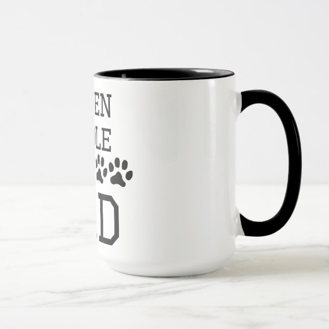 Caneca Pai de Goldendoodle (Direita)