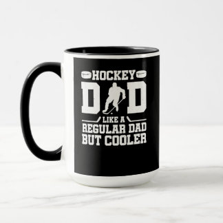 Caneca Pai De Hóquei Como Um Pai Regular Mas Mais Frio