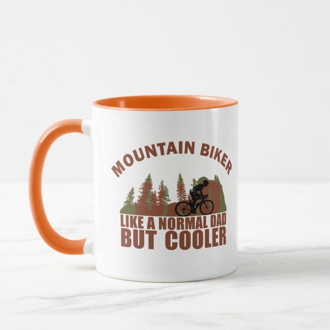 Caneca Pai de mountain bike vintage (Esquerda)