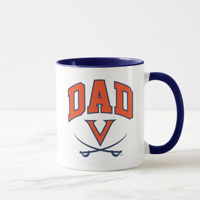 Caneca Pai de Virgínia Cavaliers (Direita)