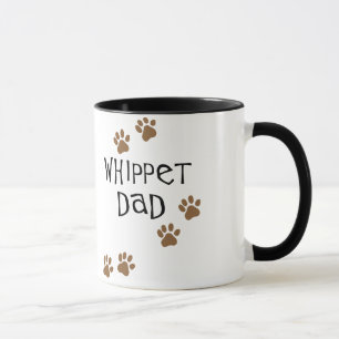 Caneca Pai de Whippet para pais do cão de Whippet