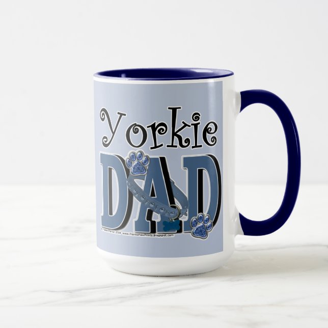 Caneca PAI de Yorkie (Direita)