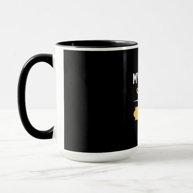 Caneca Pai Deu Ao Meu Pai Meu Herói (Esquerda)