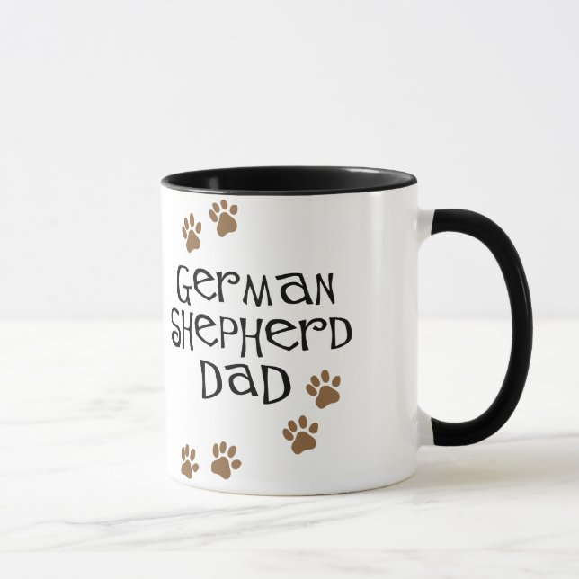 Caneca Pai do german shepherd (Direita)