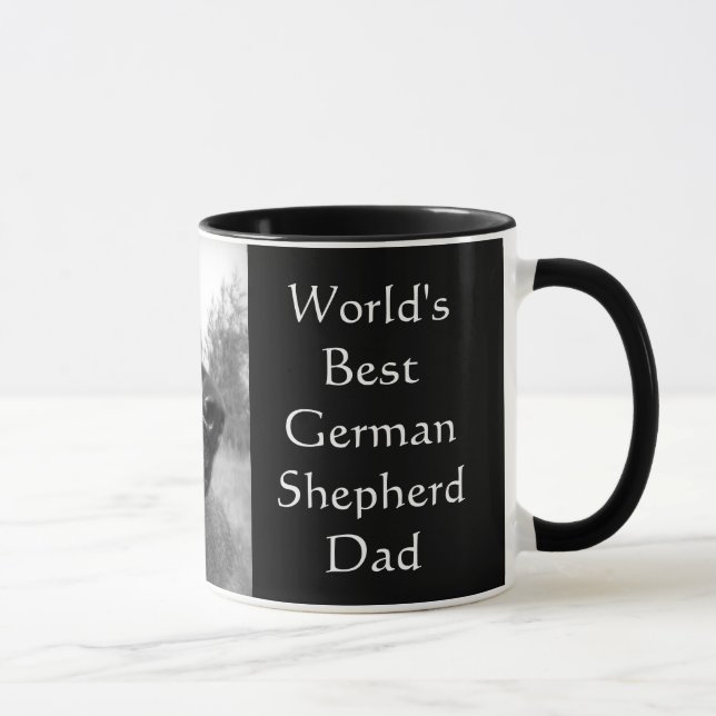 Caneca Pai do german shepherd do mundo o melhor (Direita)