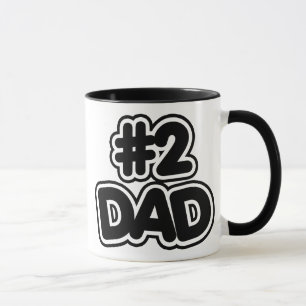 Caneca Pai do número 2