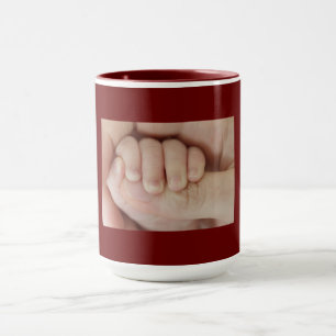 Caneca Pai e Criança Mão na Mão