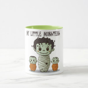 Caneca Pai e Filhos Monstros Mumificados